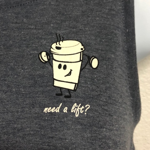 Old Navy Active Coffee Graphic Top - Picture 2 of 6